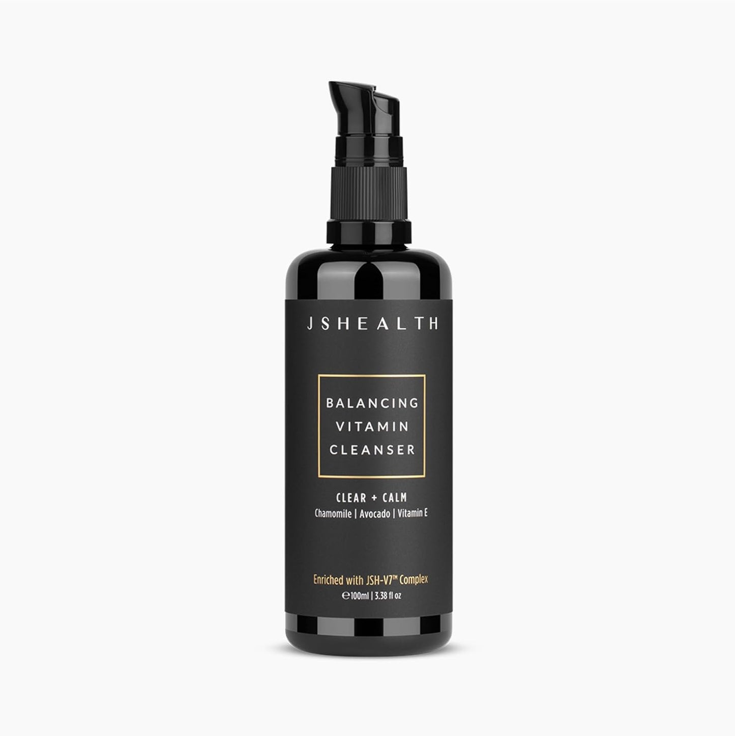 JSHealth Facial Cleanser Gentle Face Wash for Women & Men | With Sensitive Skin in Mind, Made with Vitamins C & E, Avocado Oil, & Chamomile