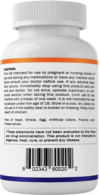 Vitamatic Melatonin 20 mg Fast Dissolve Tablets, 120 Count, Made in USA | Support Restful Sleep & Healthy Sleep Cycles*, Non GMO, Gluten Free