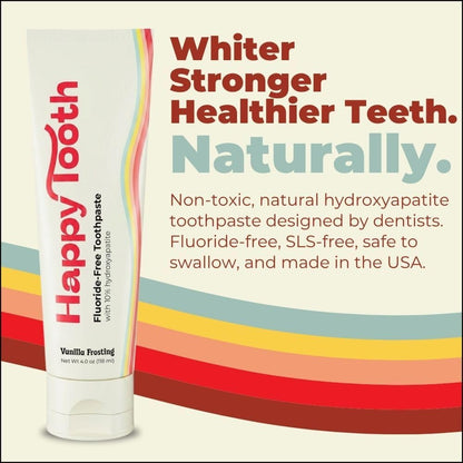 Hydroxyapatite Toothpaste, Whitening, Fluoride Free, Fresh Mint, 4oz