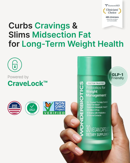 Metabolic & Women’s Health Bundle - Weight Management Probiotics (20B CFU, 8 Strains + Dihydroberberine) & Probiotics for Women Vaginal Health (20B CFU, 6 Strains with Natural Cranberry)