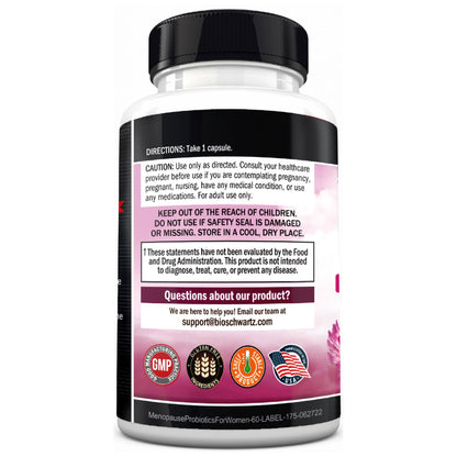 Menopause Supplements for Women - 40B CFU Menopause Probiotics for Women