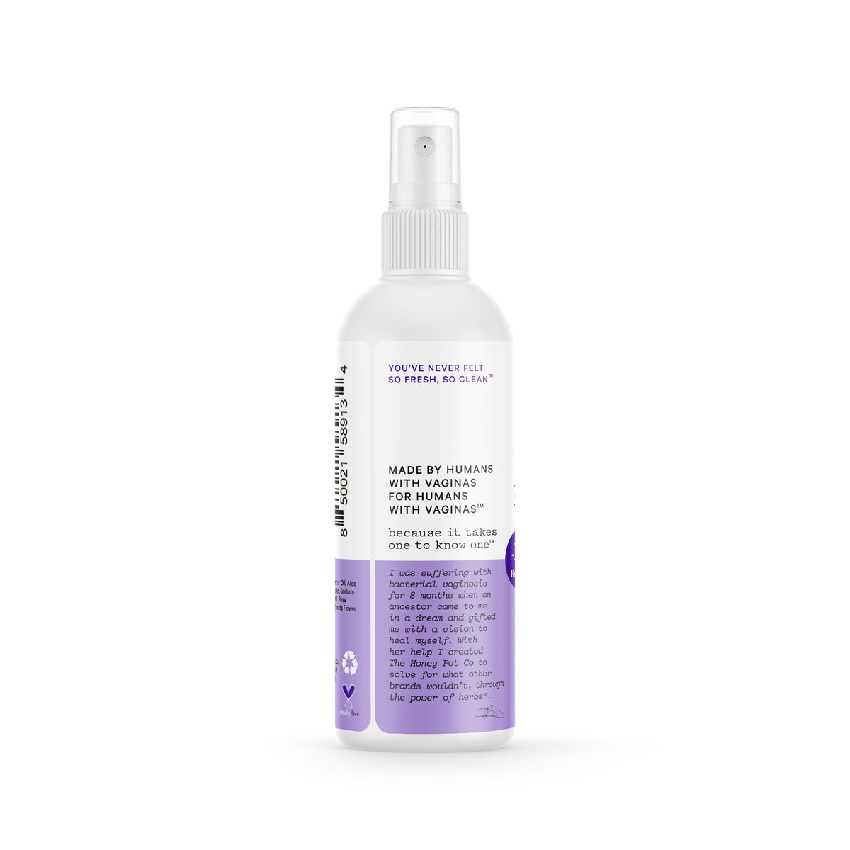 The Honey Pot Company - Refreshing and Restorative Panty and Body Plant-Derived Deodorant Spray