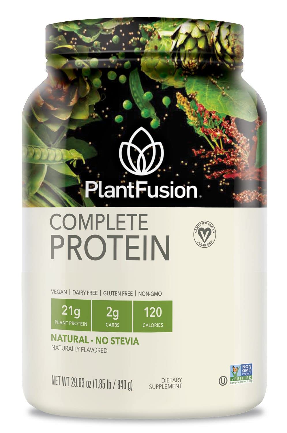 PlantFusion Complete Vegan Protein Powder - Plant Based Protein Powder With BCAAs