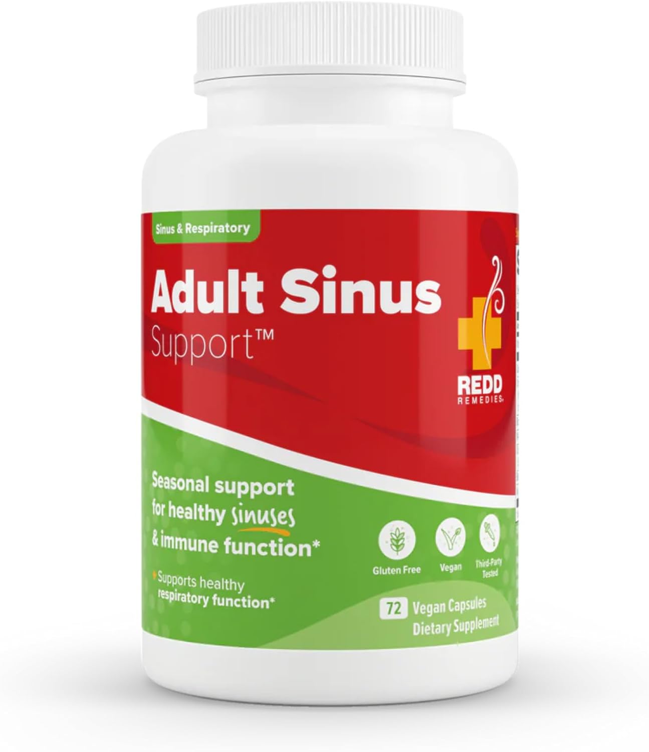 Redd Remedies Adult Sinus Support, 72 Capsules, and Lung Care, 80 Capsules