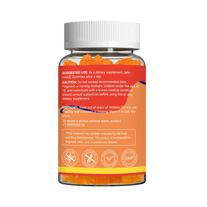 Omega 3 Gummies Supplement 1000mg, High Absorption DHA & EPA, Heart, Brain & Joint Support, Extra Strength Fish Oil Omega 3 Gummies Vitamins, 60 Count