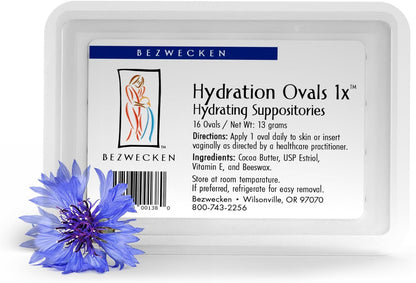 Bezwecken – Hydration Ovals 1x – 16 Ovals - Professionally Formulated to Alleviate Vaginal Dryness in Menopausal Women - Safe, Natural & Paraben Free