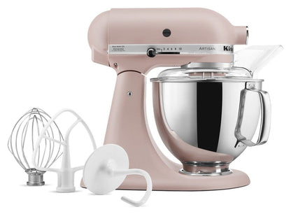 KitchenAid Artisan, 5-Qt Tilt Head Stand Mixer, KSM150PS, Feather Pink