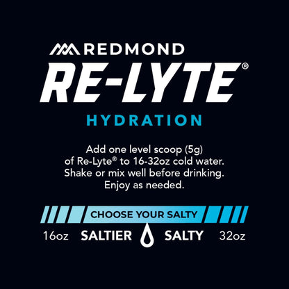 REDMOND Re-Lyte Sugar Free Electrolyte Powder Mix (Strawberry Lemonade) | Zero Sugar Electrolytes, Hydration Powder