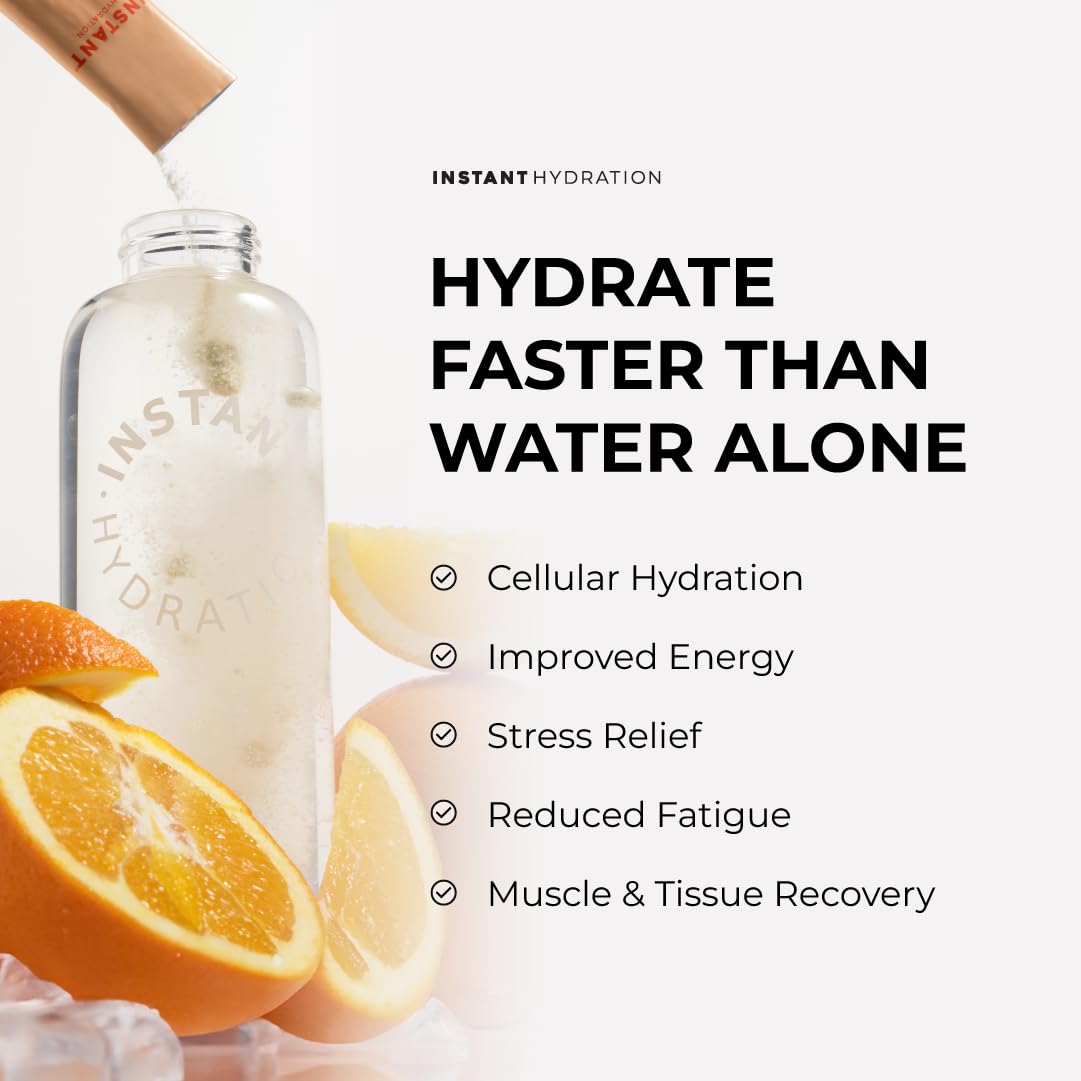 Instant Hydration Electrolytes Powder Packets - Watermelon Electrolyte Drink Mix - Zero Sugar - Keto, Vegan, Gluten-Free, Non-GMO - Boost Recovery, Brain Health, Muscle & Tissue Support- 30 Sticks