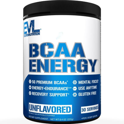 Evlution EVL BCAAs Amino Acids Powder - BCAA Energy Pre Workout Powder for Muscle Recovery Lean Growth and Endurance - Rehydrating Post Workout Recovery Drink with Natural Caffeine - Pink Lemonade