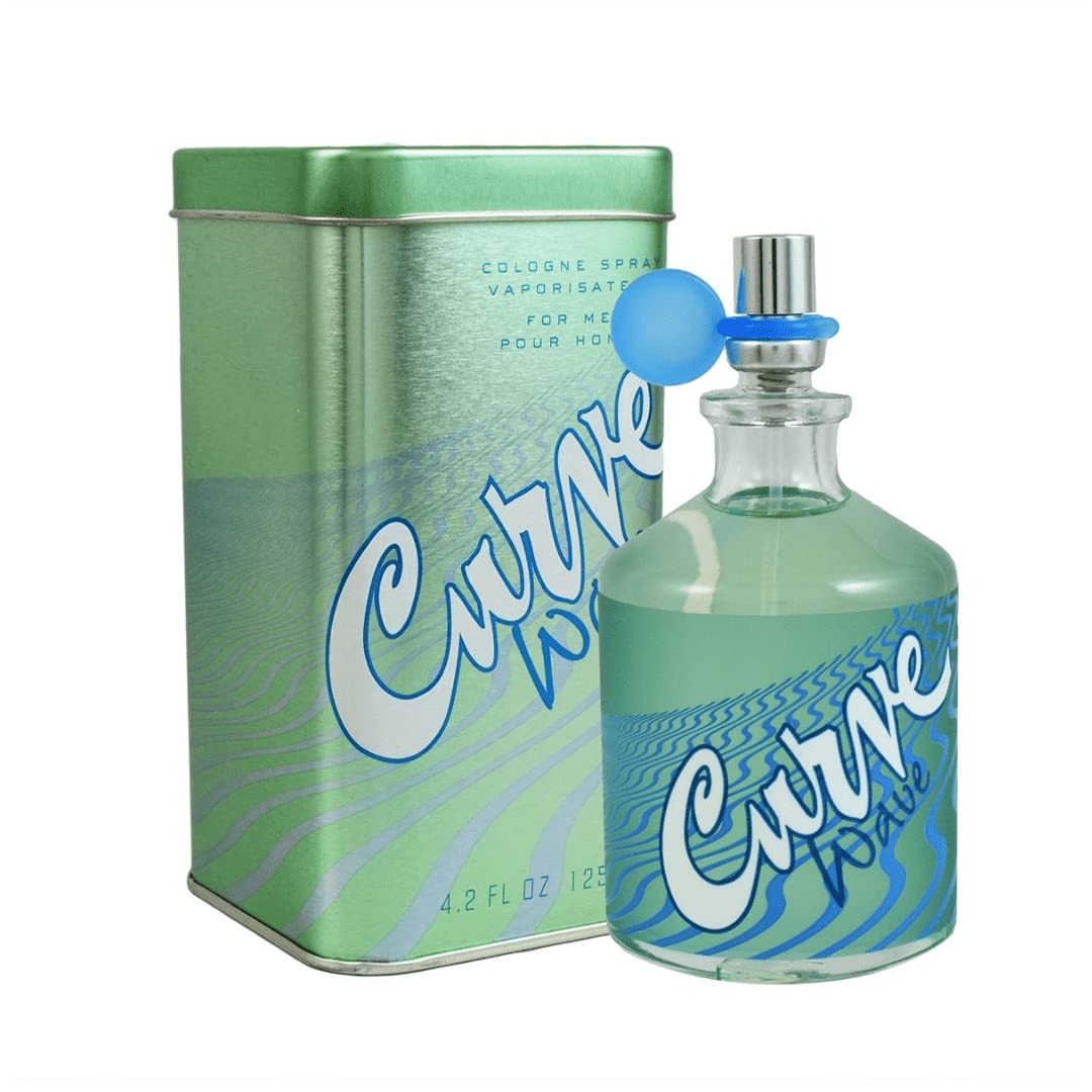 Curve Wave Cologne for Men, Fragrance Spray, 4.2 fl oz