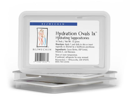 Bezwecken – Hydration Ovals 1x – 16 Ovals - Professionally Formulated to Alleviate Vaginal Dryness in Menopausal Women - Safe, Natural & Paraben Free