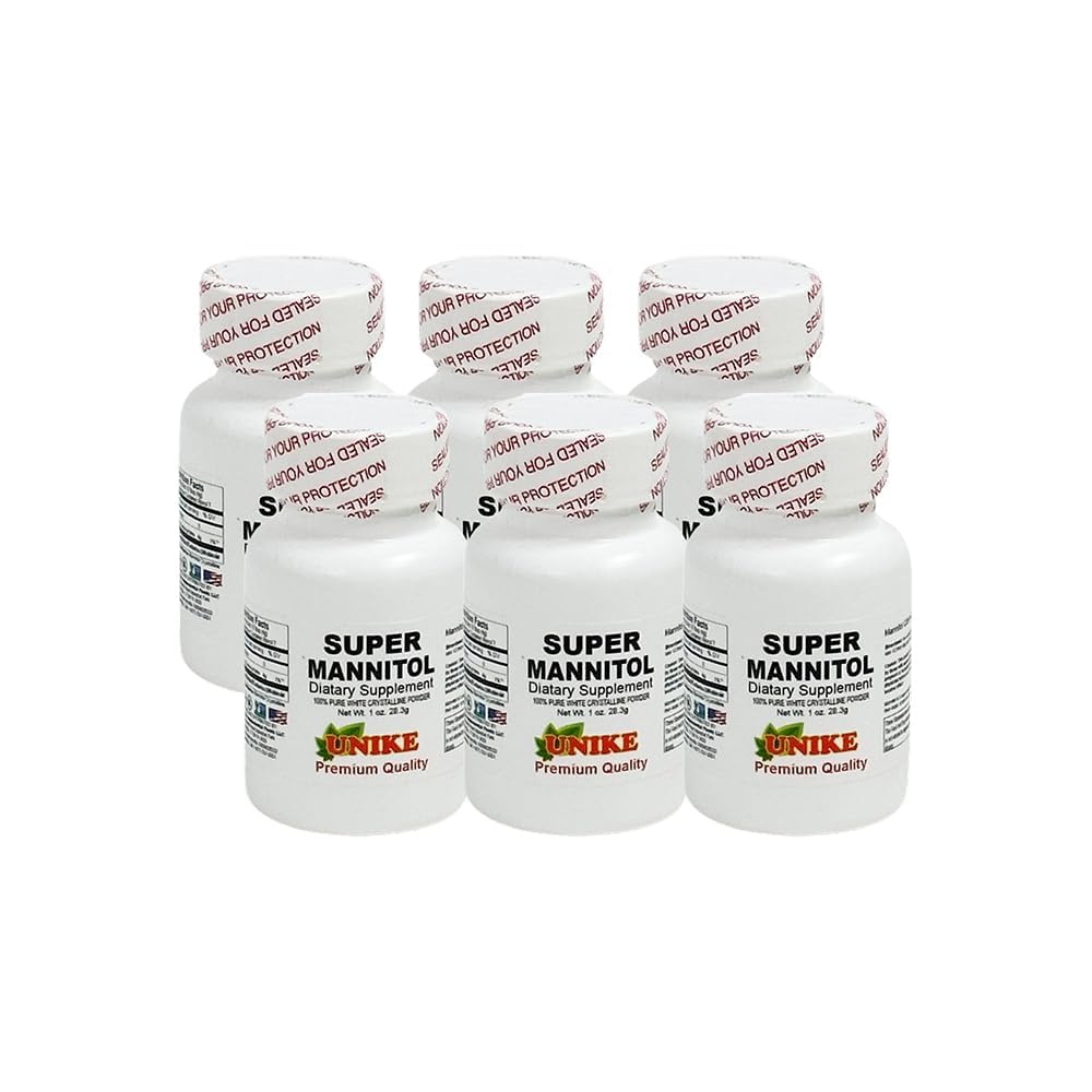Unike Nutra Mannitol Powder - Mannitol Sweetener, Sugar Substitute, Mannitol Supplement, Natural & Gluten Free, 4g per Servings, Premium Mannitol Powder, 1kg (2.2 lbs) (Pack of 1)