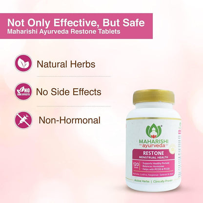 OTAA Ayurveda Restone Tablets | Shatavari PCOD PCOS Supplements for Women | Supports Healthy Periods
