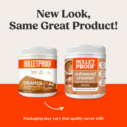Bulletproof Original Creamer, 14.8 Ounces, Keto Coffee Creamer with MCT Oil and Grass-Fed Butter, Supports Brain Function