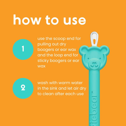 oogiebear - Nose and Ear Gadget. Safe, Easy Nasal Booger and Ear Cleaner