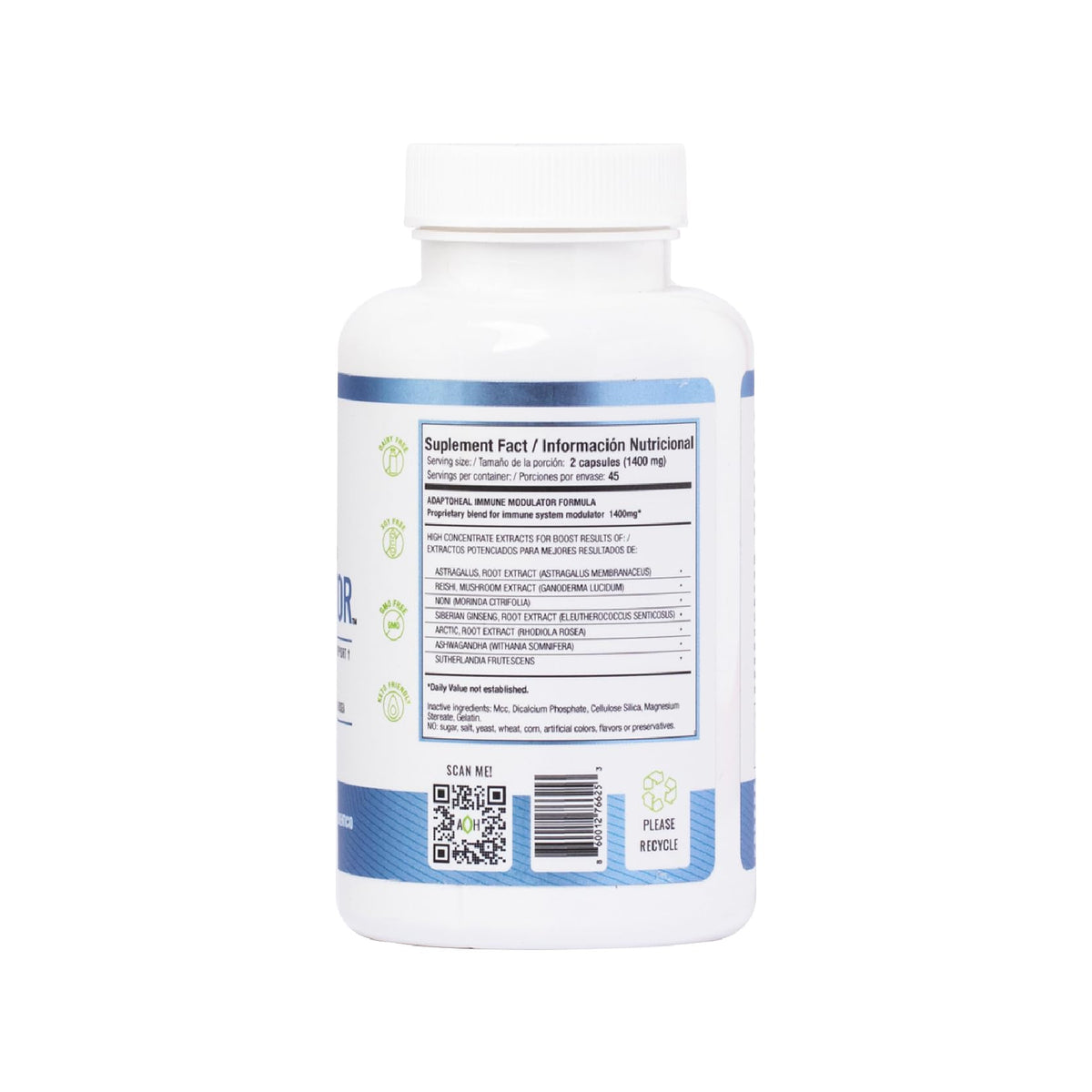 ADAPTOHEAL Immodulator Adrenal Support Supplements (180 Capsules)