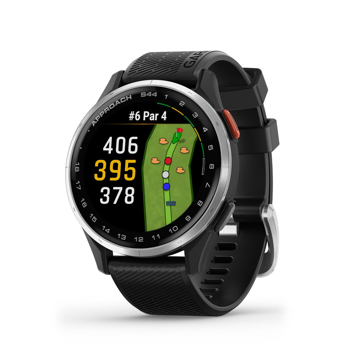 Garmin Approach® S44, Golf GPS Smartwatch, 43mm, Black