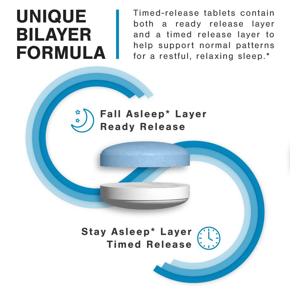Melatonin 12mg Bilayer Tablets Sleep Aid 60 Count