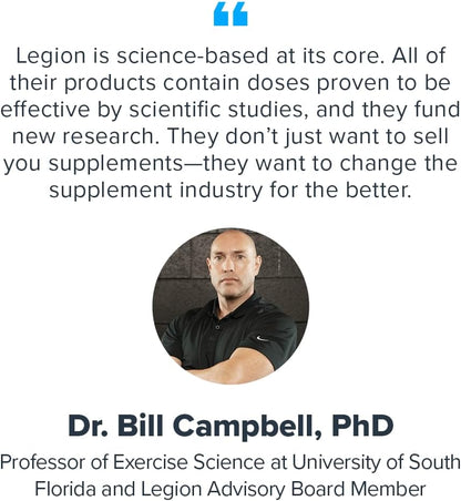 LEGION Triton Fish Oil Capsules - Triple Strength Omega 3 Essential Fatty Acids with Vitamin E & Lemon Oil for Maximum Absorption, Freshness & Purity - 2400mg EPA & DHA Per Serving, 30 Svgs