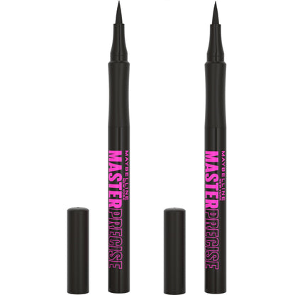 Maybelline Eyestudio Master Precise All Day Waterproof Liquid Eyeliner Makeup, Black, 1 Count (Packaging May Vary)