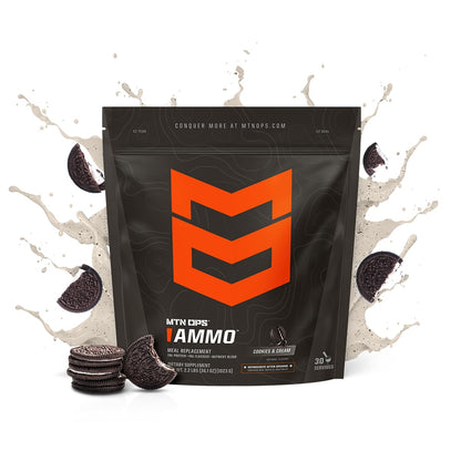MTN OPS Ammo Meal Replacement Protein Powder, Peanut Butter Chocolate