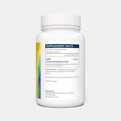 Renue By Science GABA | High Strength Liposomal GABA Supplements | 90 GABA Capsules - 300mg Gamma-Aminobutyric Acid per Serving | Non-GMO | Made in the USA Third-Party Tested