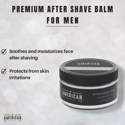 After Shave Balm for Smooth (Original Scent), Silky & Irritation Free Skin, Soothes and Moist