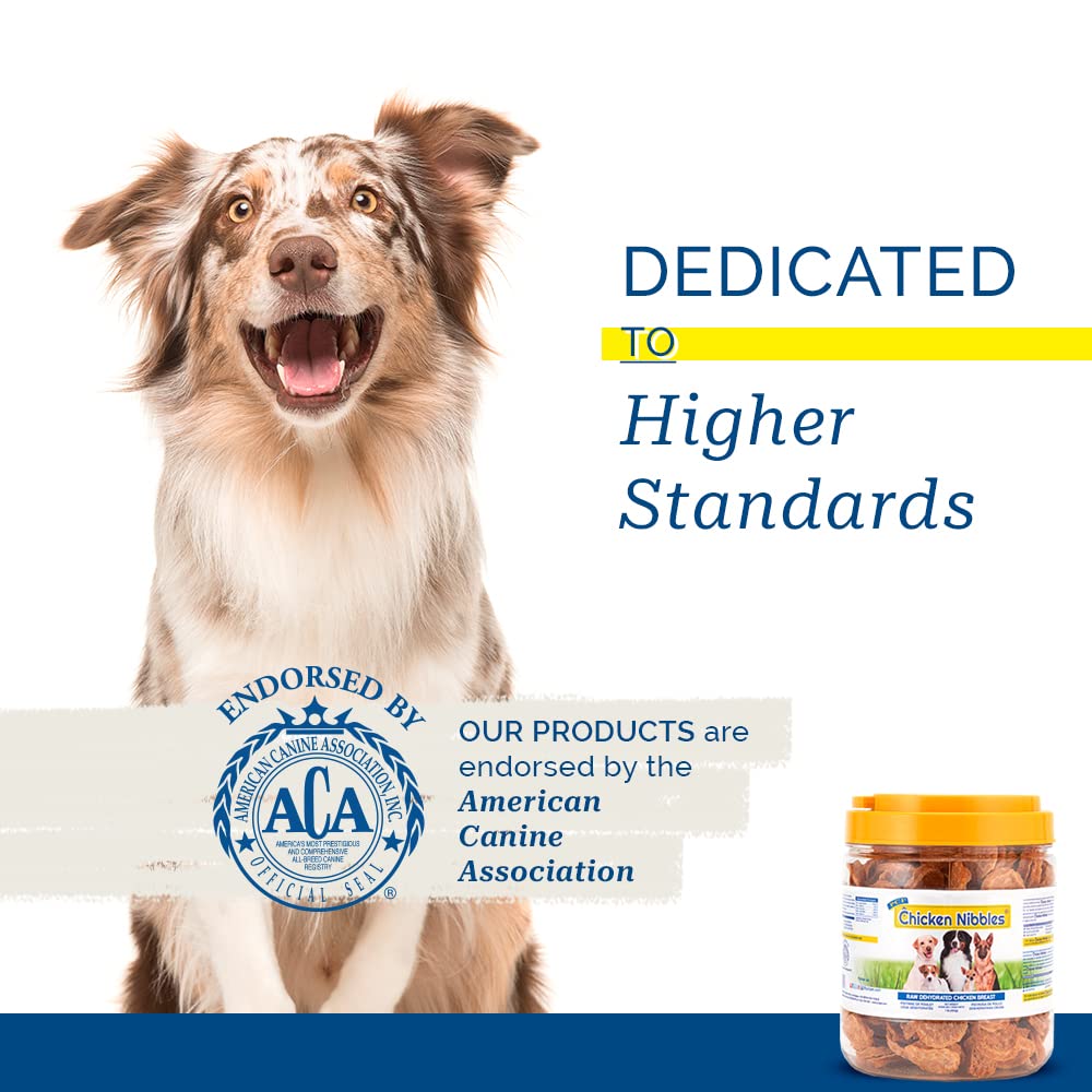 Pet Center Inc. (PCI) Chicken Nibble Dog Treats, 2.25lb. – 100% Real Raw Dehydrated Chicken Breast Bites for Small, Medium & Large Dogs