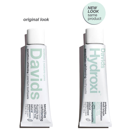 Davids Nano Hydroxyapatite Toothpaste Sensitive + Whitening Peppermint 4oz