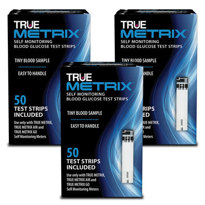 TRUE METRIX Self Monitoring Blood Glucose Test Strips, 100 Count | Blood Glucose Test Strips Compatible with TRUE METRIX Family of Self Monitoring Blood Glucose Meters, Value Pack