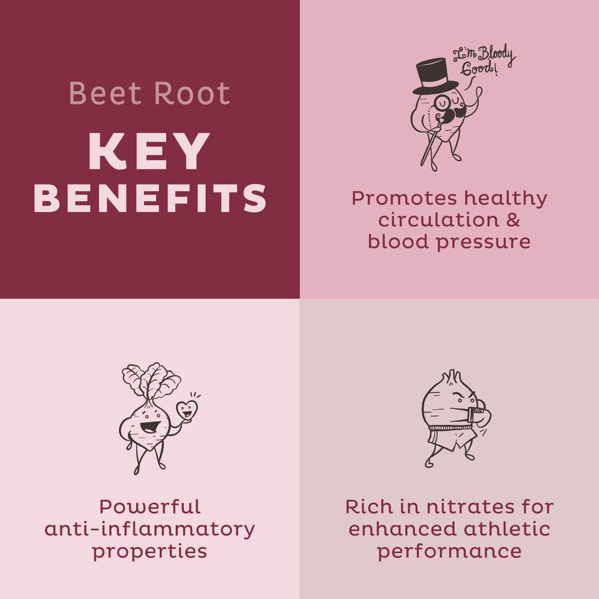 KOS Smart Heart Bundle (Plant-Based Vanilla Protein Powder + Organic Beet Root Powder