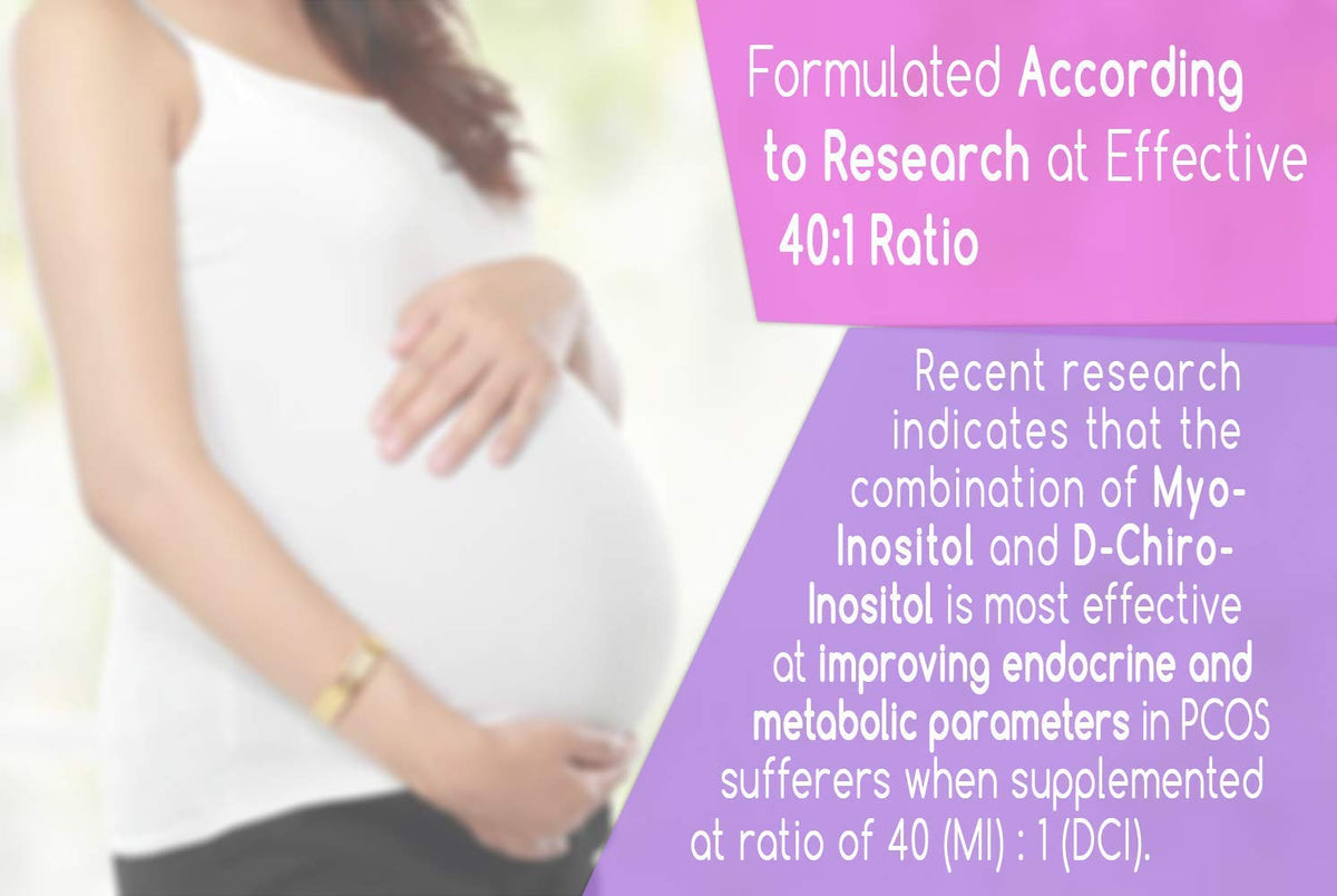Myo & D Chiro Inositol Powder - Clinically Proven - PCOS Support - 6X More D Chiro