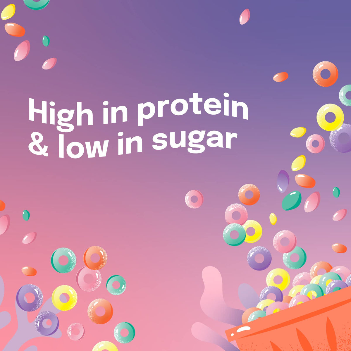 Alani Nu Whey Protein Powder Fruity Cereal | 23g Protein with Low Sugar & Digestive Enzymes