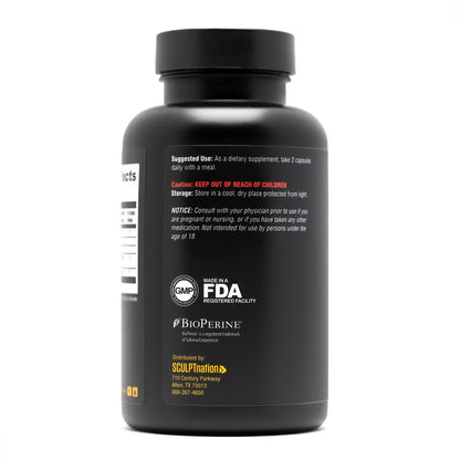 Sculpt Nation by V Shred Powerful Turmeric Supplement - Turmeric Curcumin