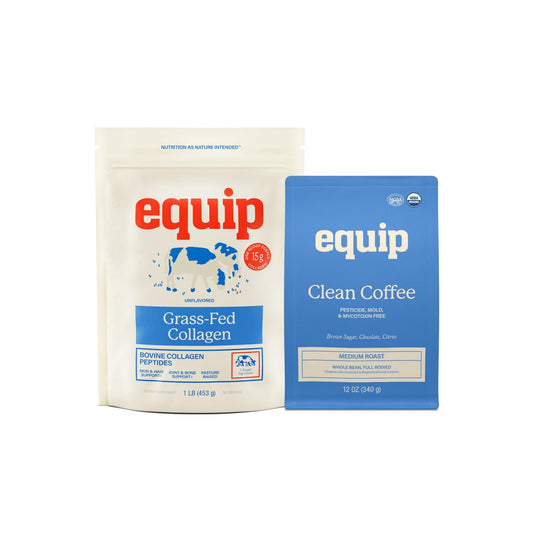 Equip Foods Clean Coffee & Grass Fed Collagen Powder Unflavored