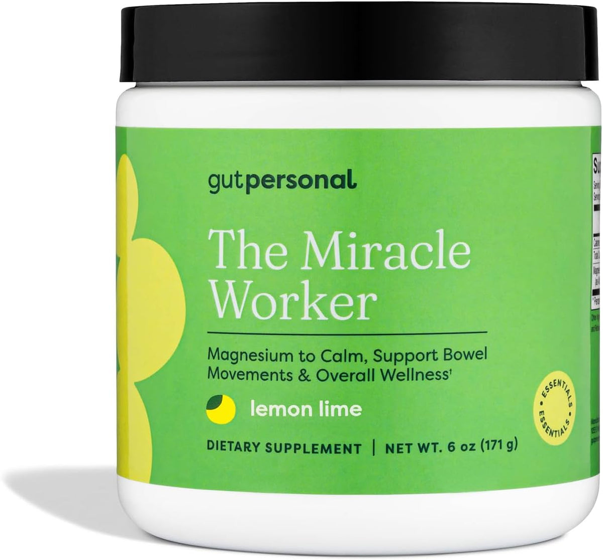 The Miracle Worker Magnesium Glycinate Powder for Sleep - Chelated Magnesium Drink Powder Supplement Helps Reduce Stress & Regularity While Easing Muscle Cramps with Lemon Lime Flavor - 30 Servings
