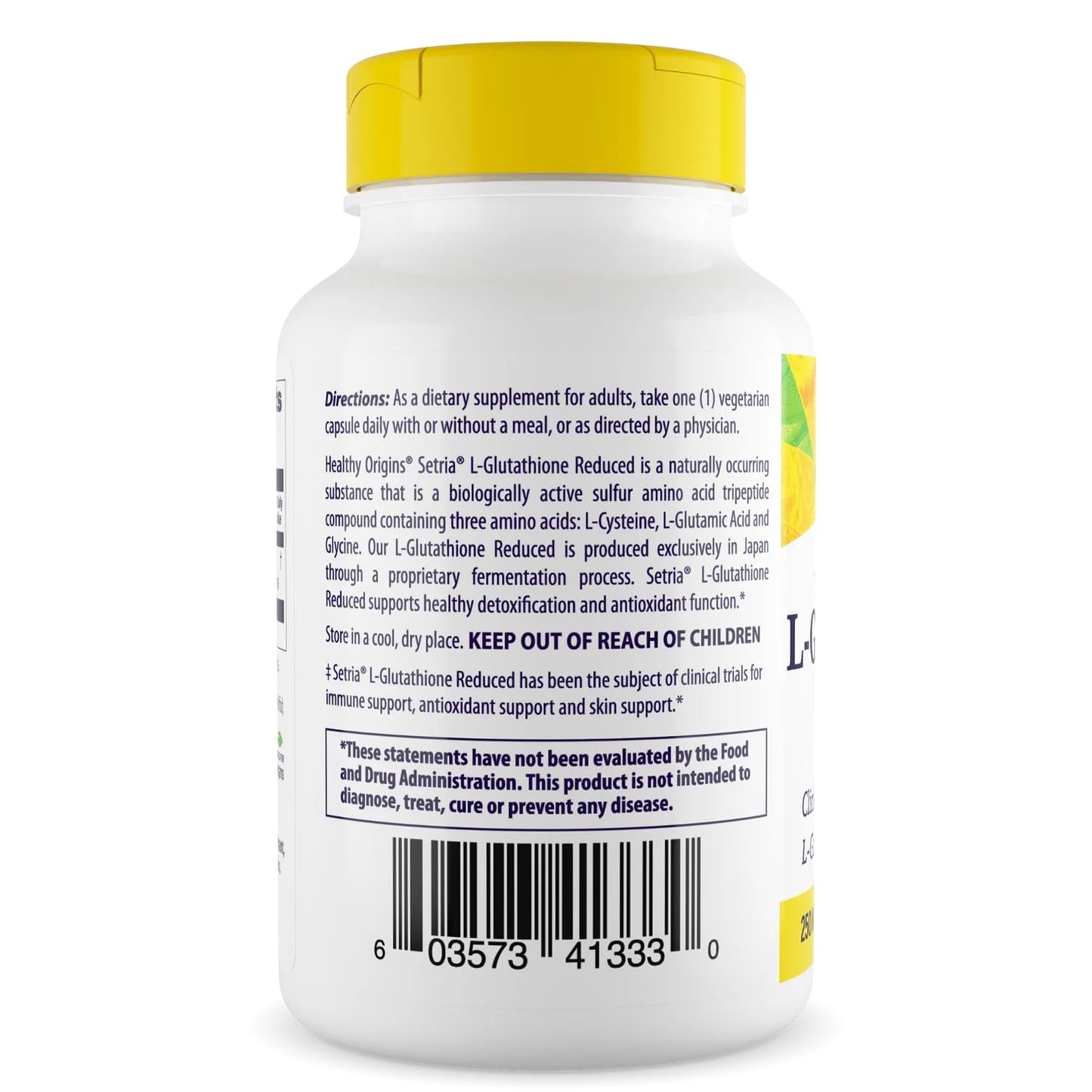 Healthy Origins Setria L-Glutathione 250 mg, 150 Veggie Caps