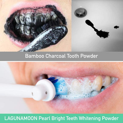 Teeth Whitening Powder, 50g Bright Pearl Spearmint Flavor - Natural Teeth Whitening