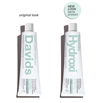 Davids Nano Hydroxyapatite Toothpaste Sensitive + Whitening Peppermint 4oz
