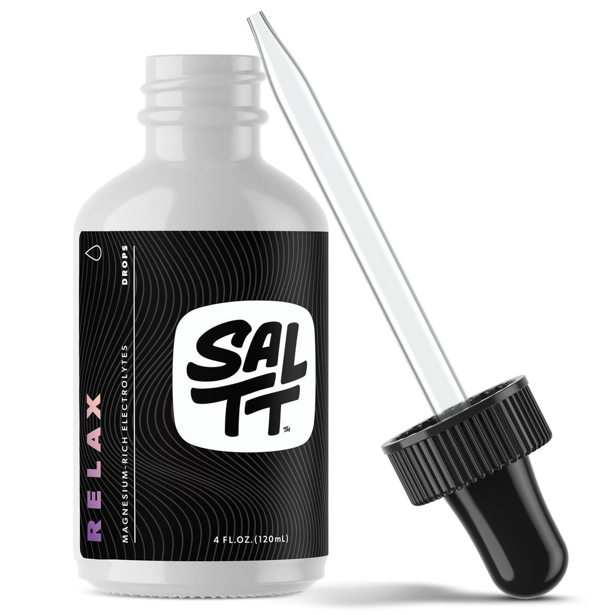 SALTT Relax Drops Magnesium Mineral Supplement, Unflavored, 8.3 oz