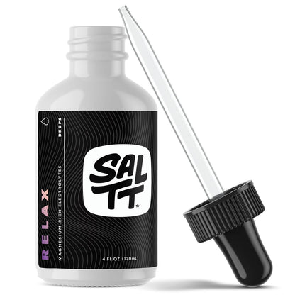 SALTT Relax Drops Magnesium Mineral Supplement, Unflavored, 8.3 oz