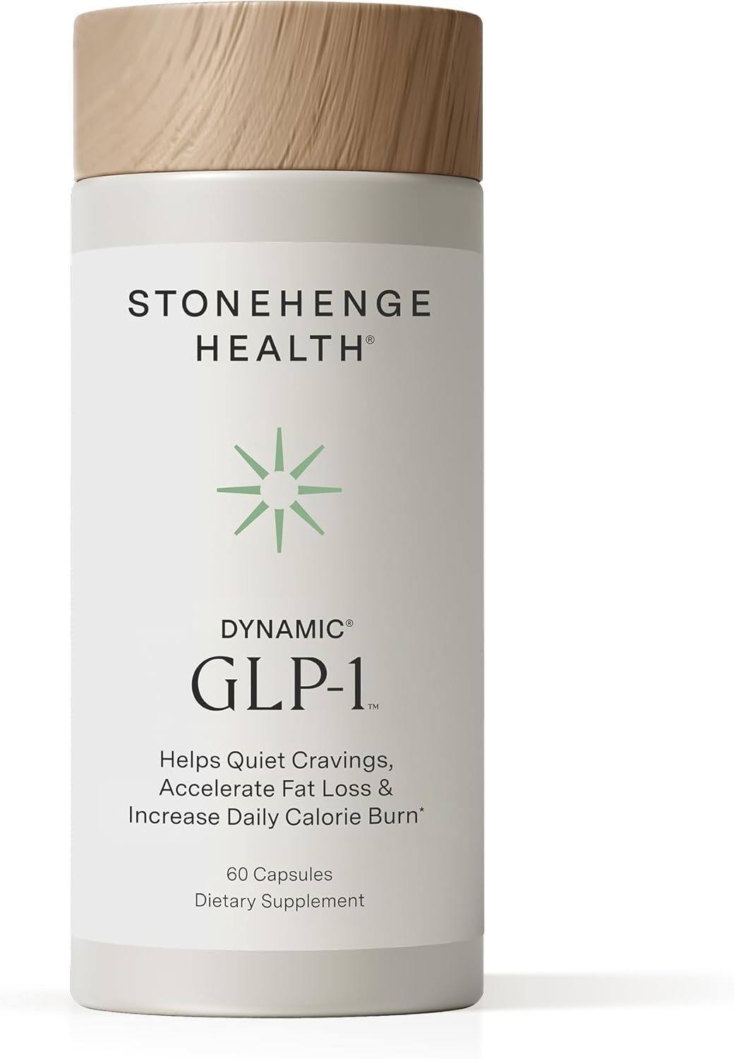 Stonehenge Health Dynamic GLP-1 Nutrition Support Supplement for Women, Men, 550mg Berbevis Berberine 10x Better Absorbed, Akkermansia, DNF-10, Capsifen Support Appetite, Gut Health - 60 Veg Caps
