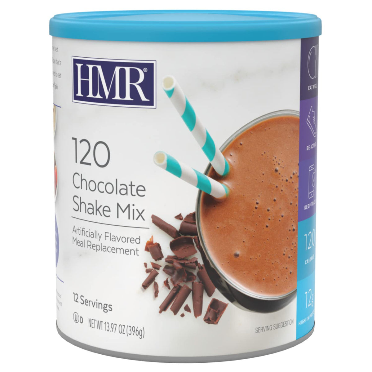 HMR 120 "Classic" Shake Meal Replacement Powder | Chocolate Shake Mix to Support