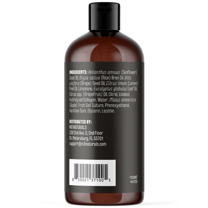 Anti Cellulite Massage Oil for Massage Therapy with Collagen (8 Fl Oz)