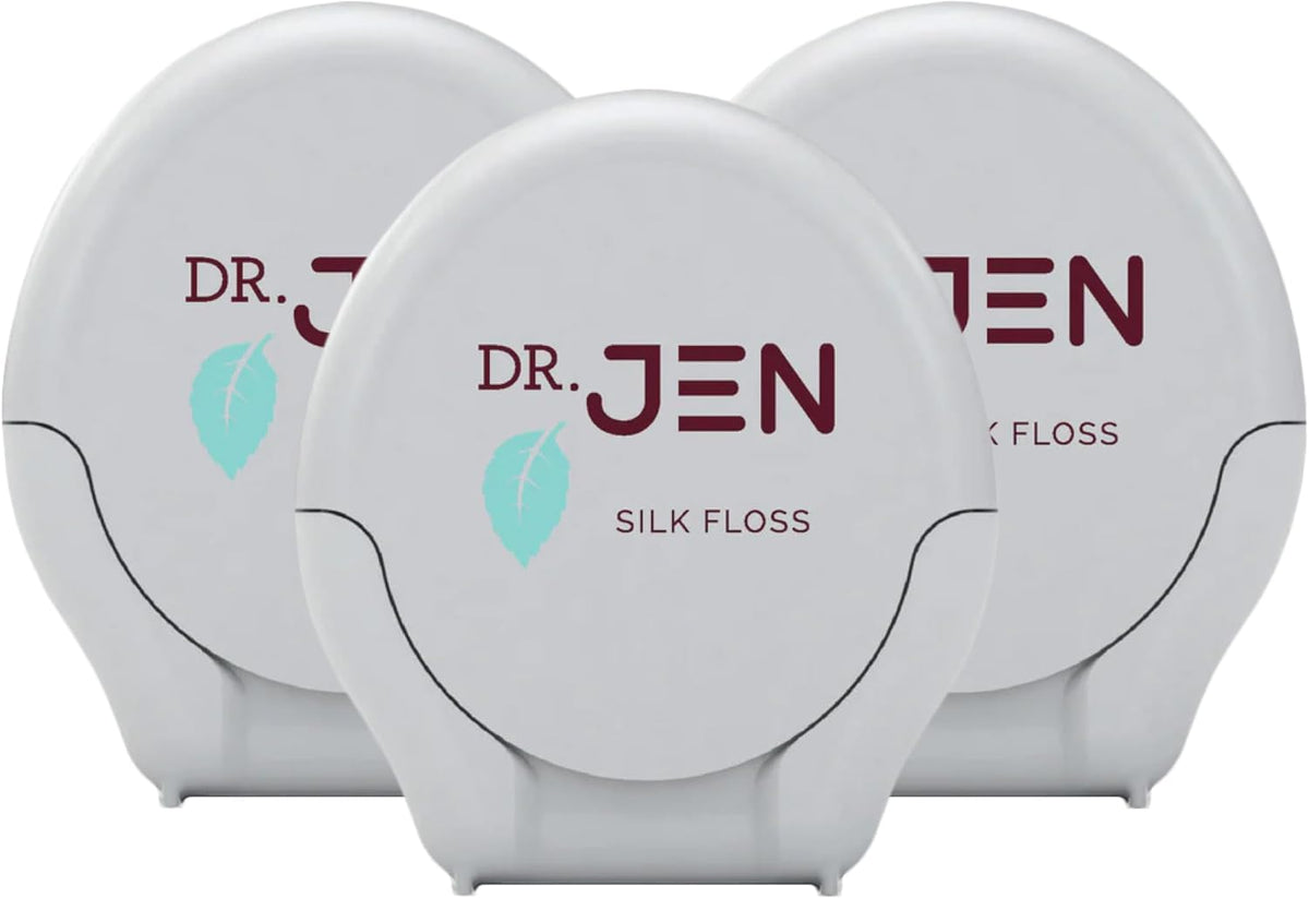 Dr. Jen 100% Italian Silk Floss, with Nano Hydroxyapatite and Xylitol