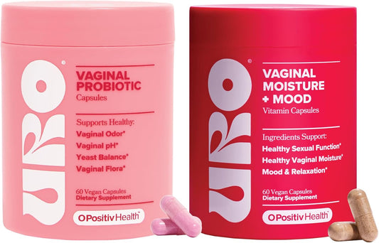 O Positiv URO Wet & Wild Bundle – Vaginal Probiotic & Moisture + Mood