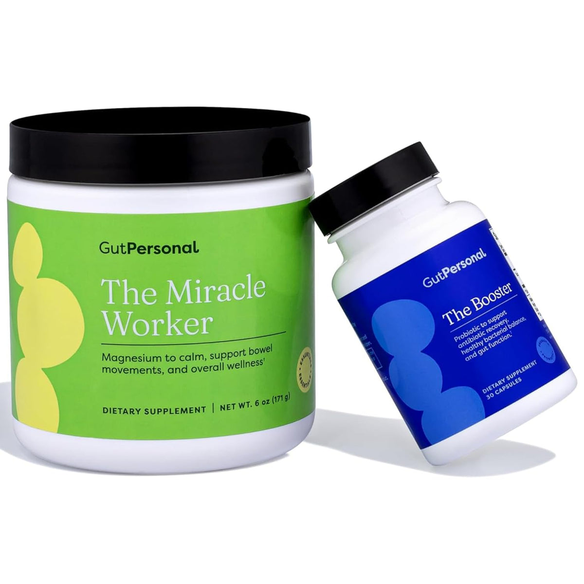 GutPersonal The Booster Targeted Probiotic for Gut Health: Support The Immune System with 5 Billion CFU Saccharomyces Boulardii, Capsules, 30 Servings