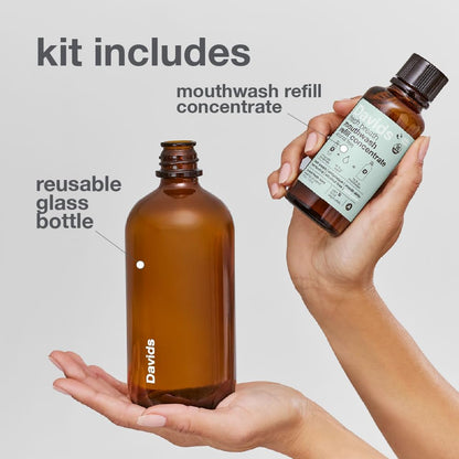 Davids Nano Hydroxyapatite Mouthwash Refill Alcohol-Free Fluoride-Free