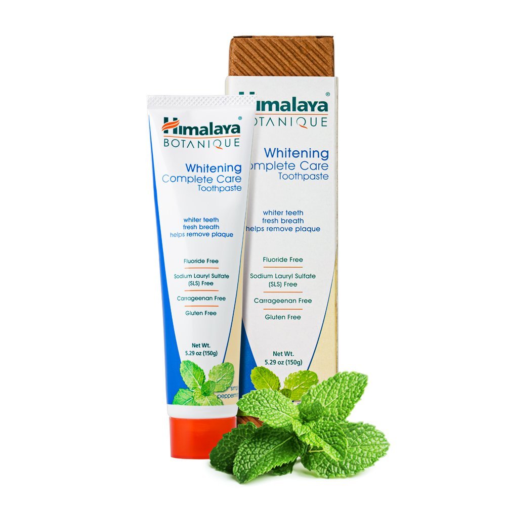 Himalaya Botanique Whitening Complete Care Toothpaste Mint, 5.29 oz, 2 Pack